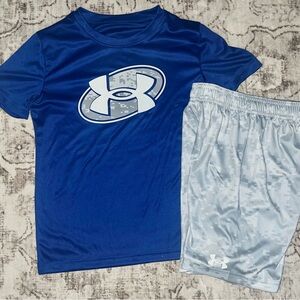 Under Armour Navy and Light Gray Sports Outfit